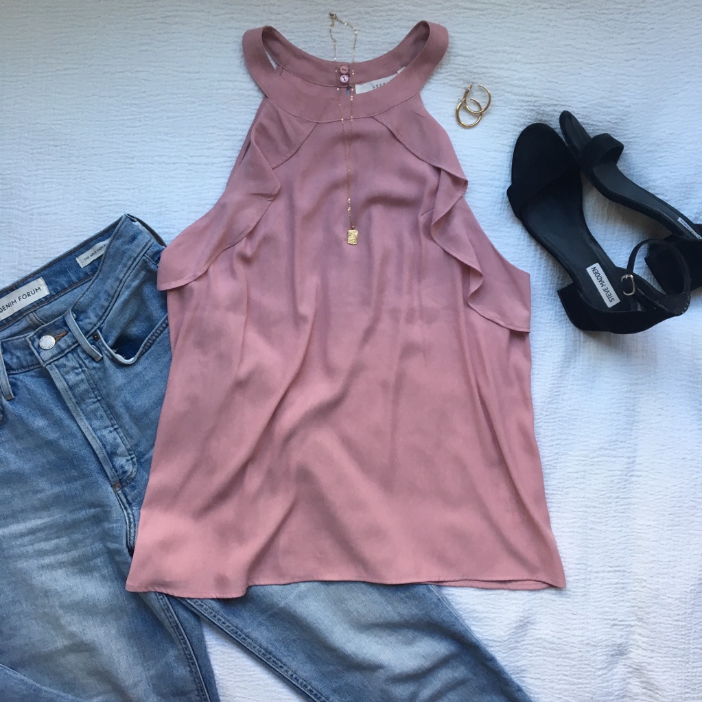Lush BlushColored Blouse